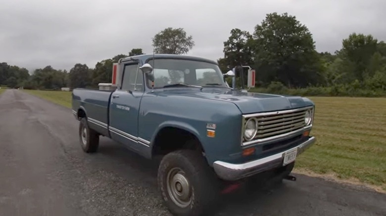 International Harvester pick up on road