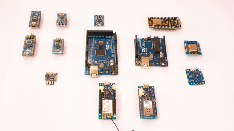 different Arduino boards