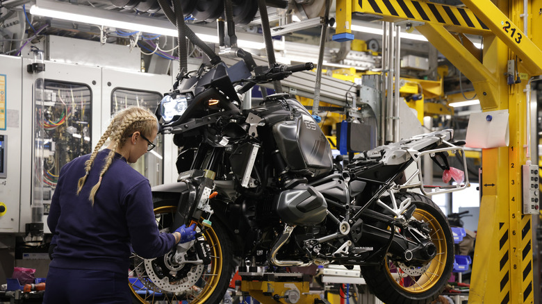 BMW assembly line in Berlin