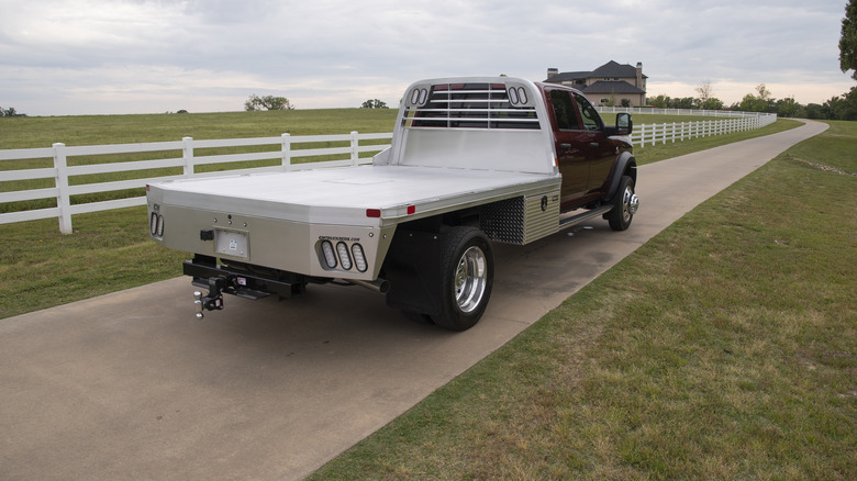 CM Truck Beds aluminum flat bed