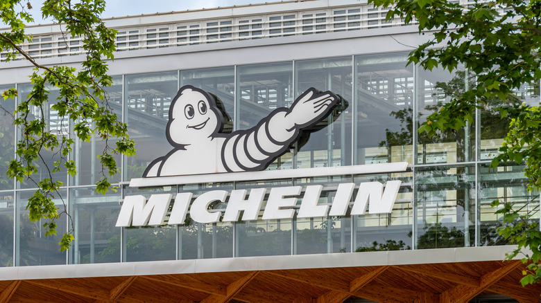 Michelin HQ building with logo