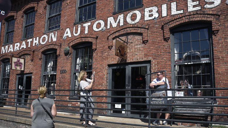 Antique Archaeology's Nashville location in the old Marathon Motor Works