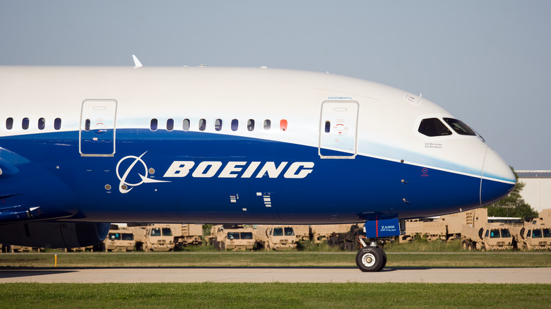 A Boeing plane