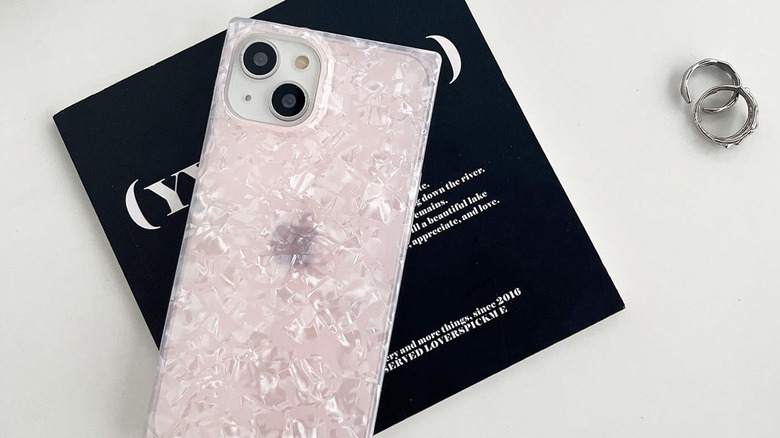 Cocomii pink pearl iphone case