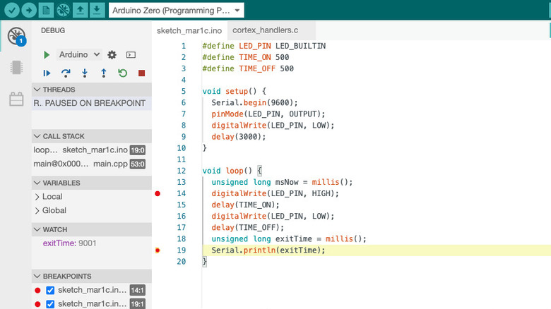 Arduino Debugger in IDE 2