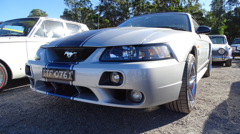 Ford SVT Mustang Cobra in parking lot