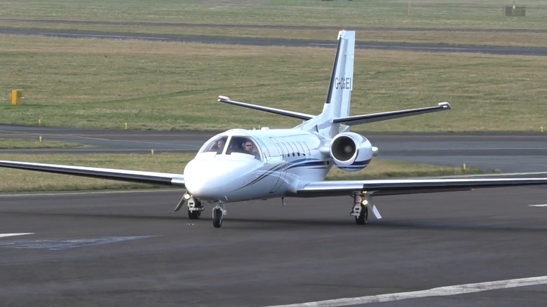 Citation Bravo On Runway