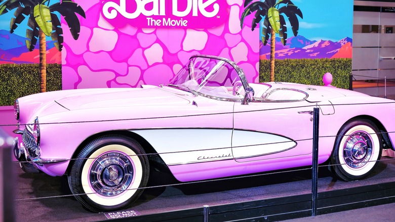 Barbie's pink Corvette