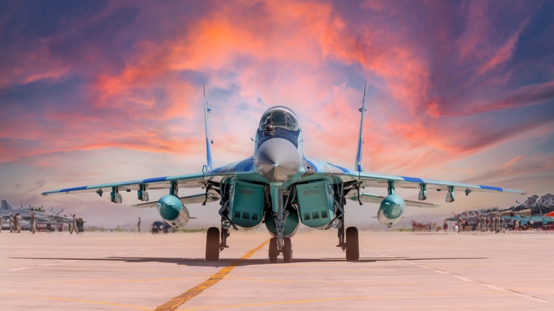 MiG-29 on runway