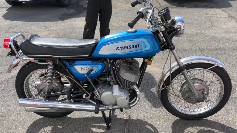 A 1971 Kawasaki Mach III