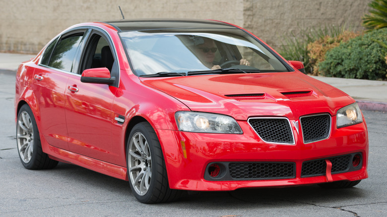 Red 2008-09 Pontiac G8 GT/GXP