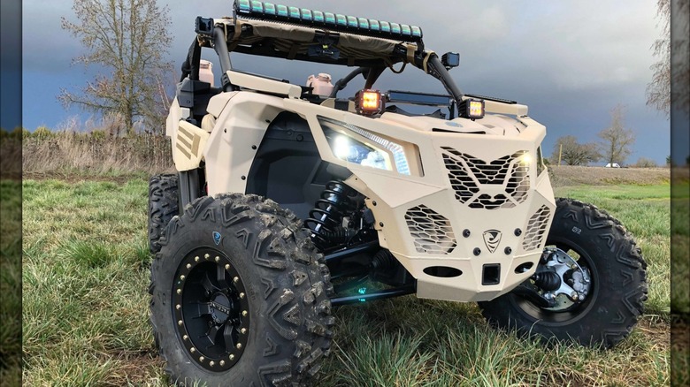 Can-Am UTV upfitted for military use