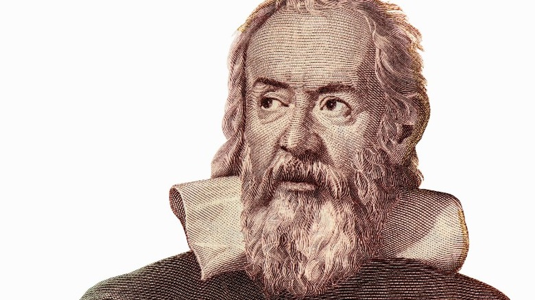Etching of Galileo Galilei