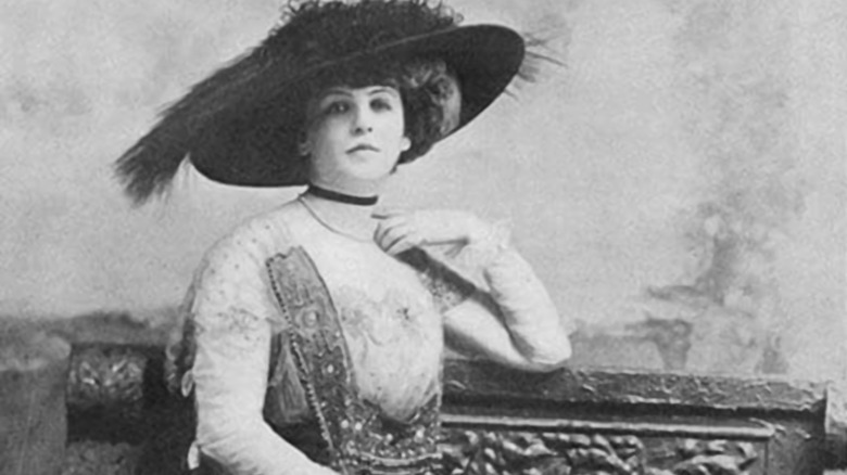 A black-and-white portrait of Mary Anderson, the inventor of the first practical windshield wiper.