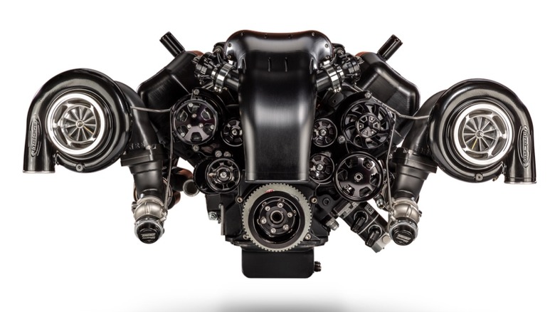 Turbocharged 572 Hemi crate engine