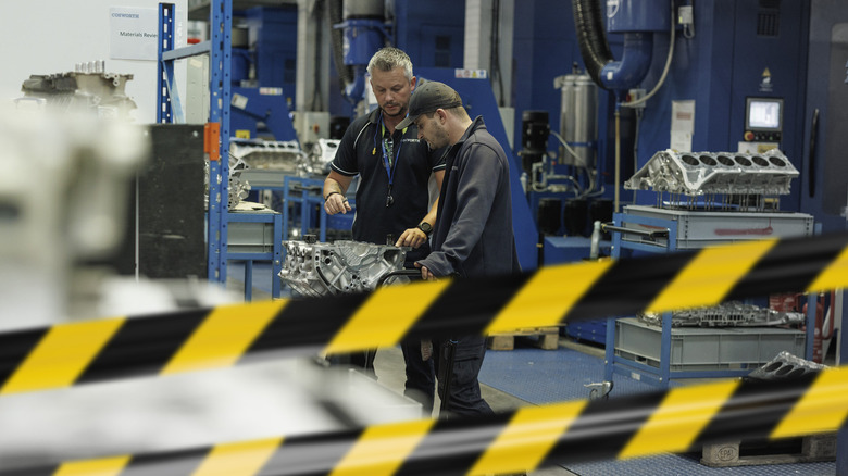 people working on Cosworth engine