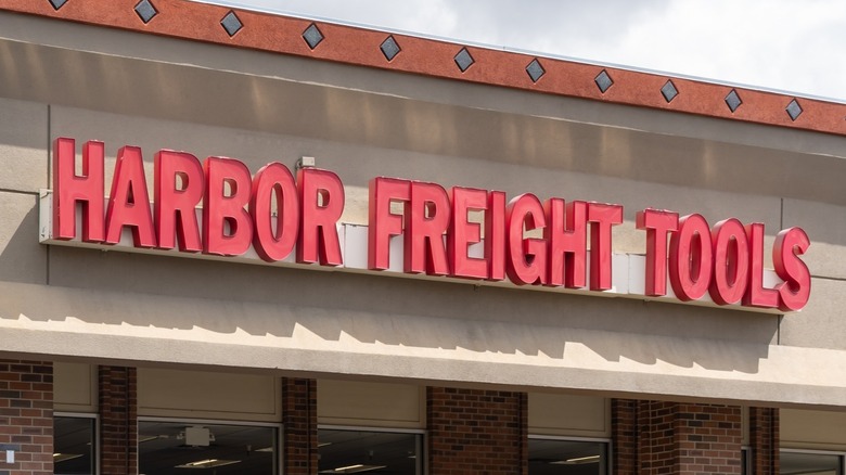 Exterior of Harbor Freight Tools store.