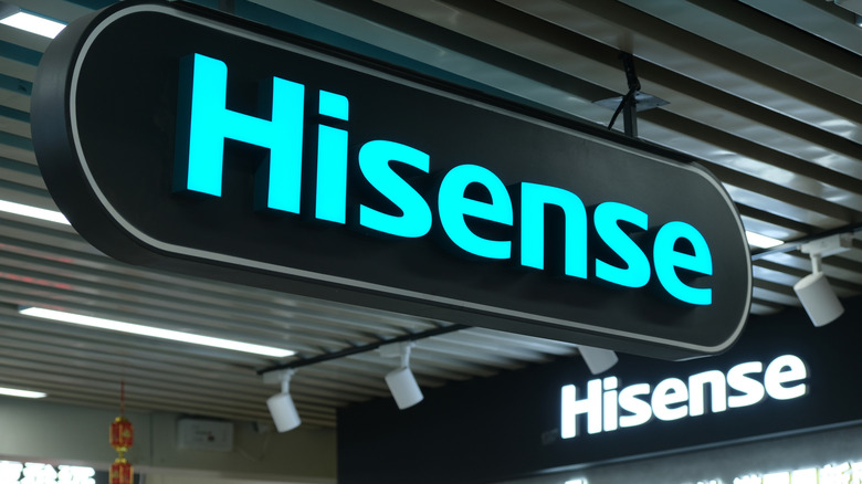 Hisense logo displayed