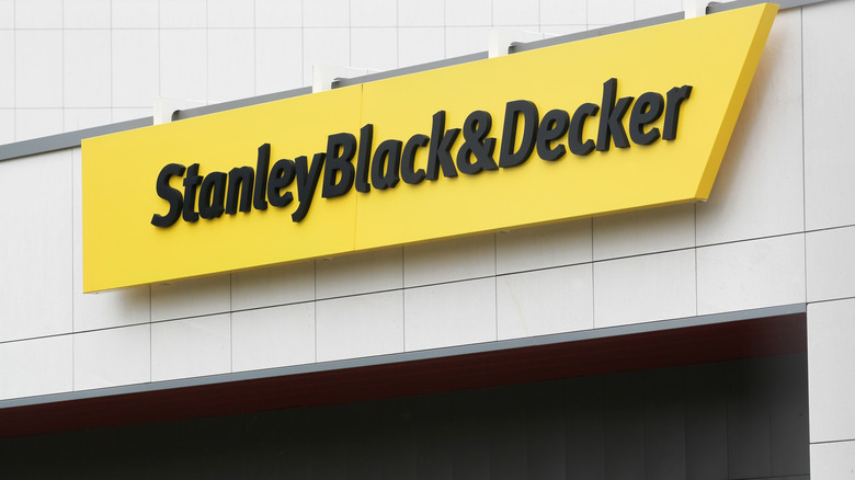 Stanley Black & Decker signage