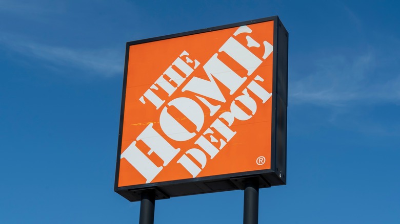 Home Depot sign