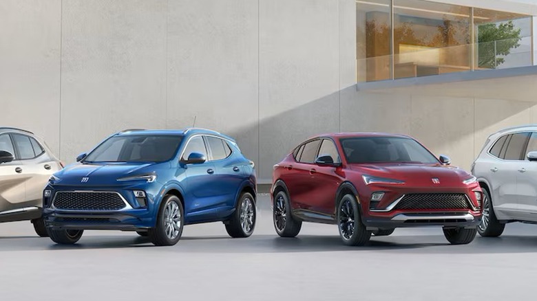 Buick US models lined up