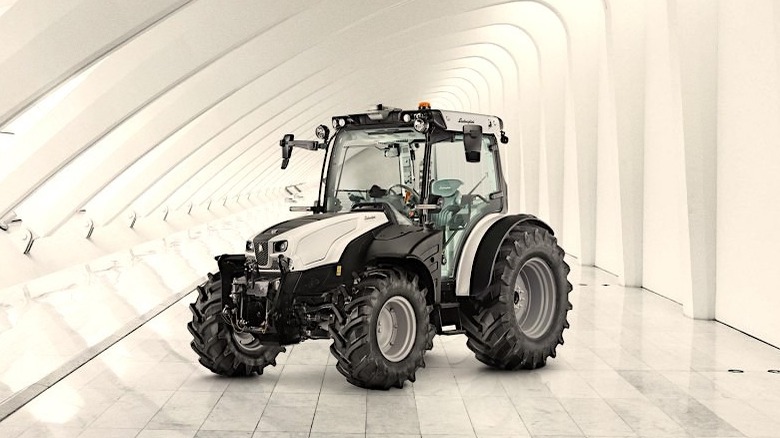 New Lamborghini tractor on display