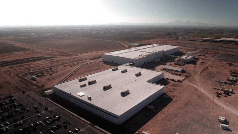 Lucid Motors' 500-acre manufacturing plant in Casa Grande, Arizona.