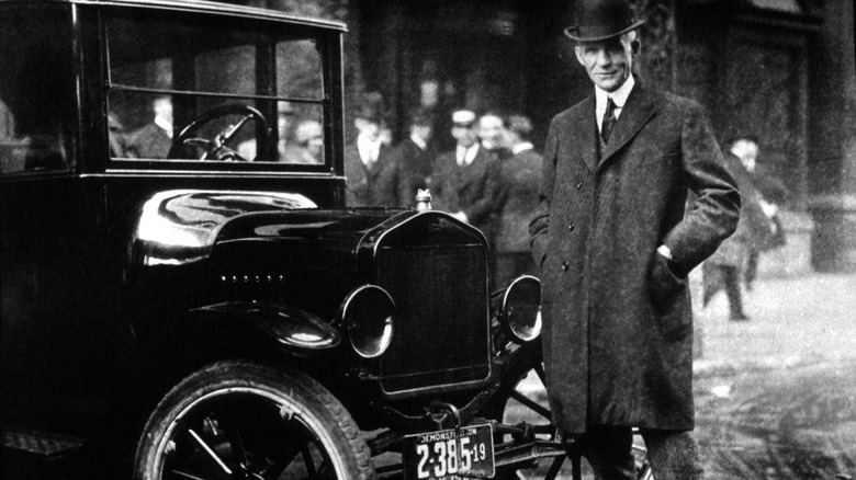 Henry Ford with his Model T