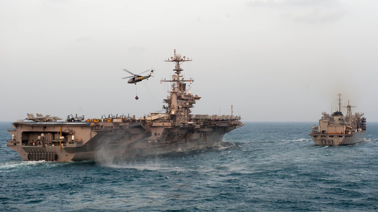 CVN-74 USS John C Stennis at sea