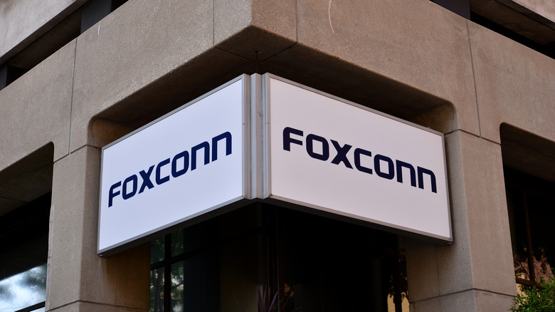 Building with Foxconn logo 