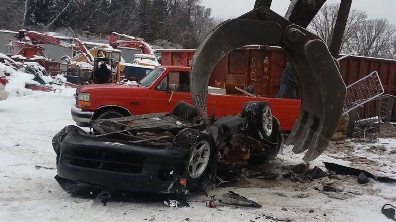 Donated Viper Being Demolished