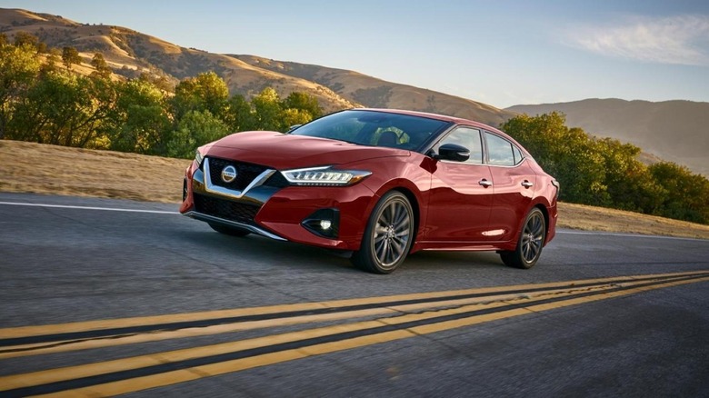 2019 Nissan Maxima driving