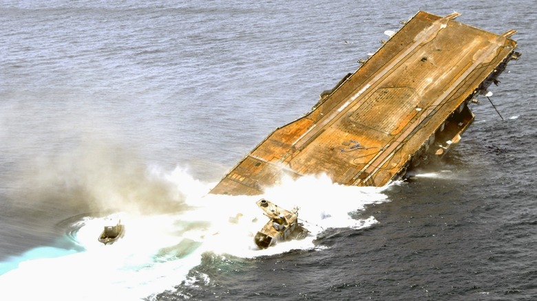 USS Oriskany sinking