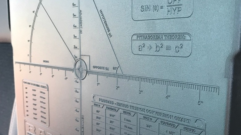 close-up of the Dodge Ram's formulas