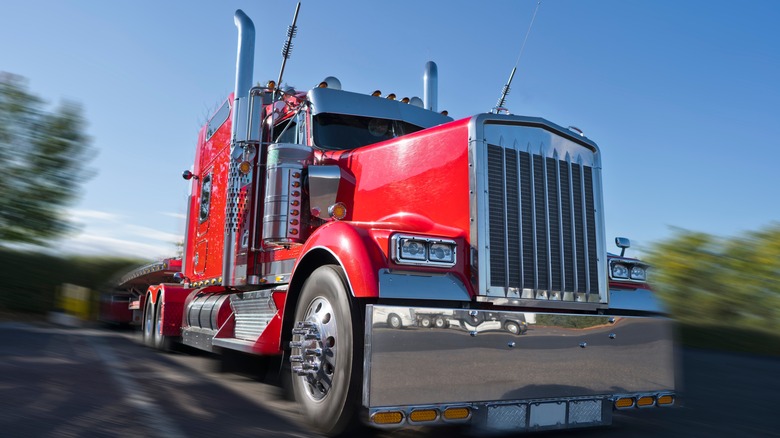 Large Semi-Truck With Flatbed