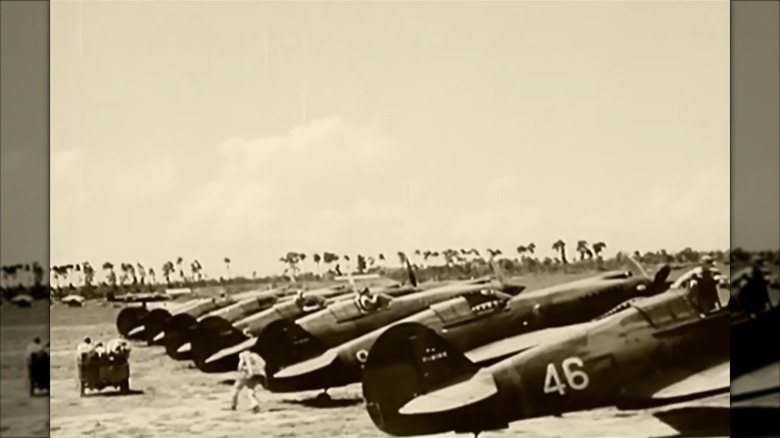 The Flying Tigers mobilizing.