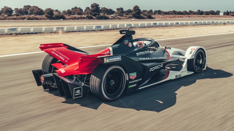 Porsche 99X Electric on track