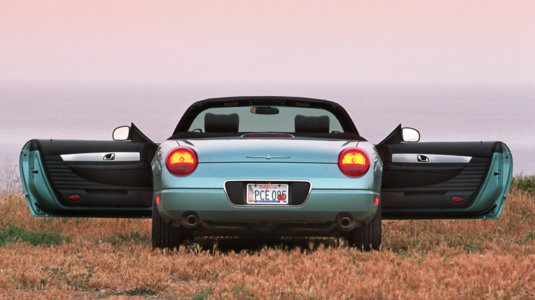 Ford Thunderbird with doors open