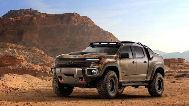 Chevrolet Colorado ZH2 fuel cell electric vehicle