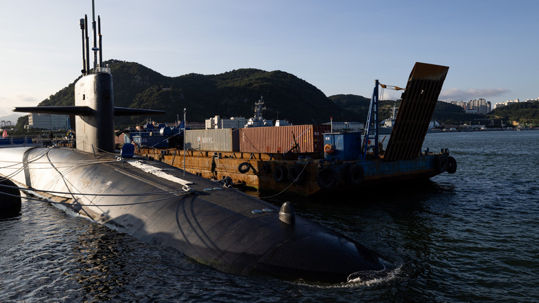 The USS Kentucky submarine in Korea