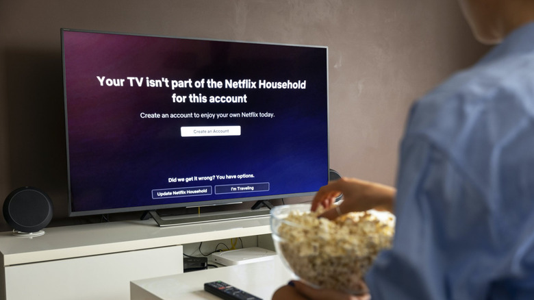 Netflix Household lock out on a TV