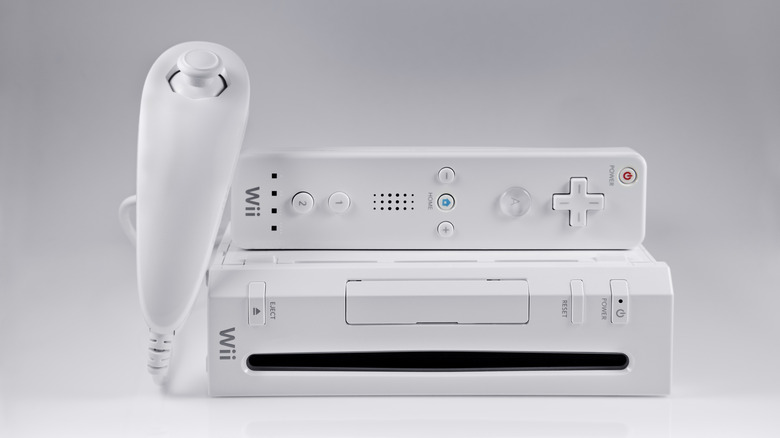 Nintendo Wii console and controllers