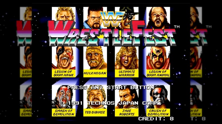 WWF WrestleFest title screen