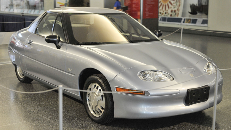 General Motors EV1 in a museum