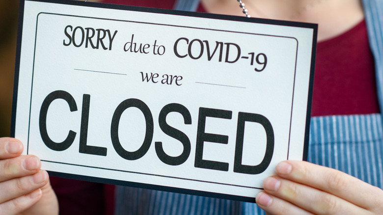 COVID closure time