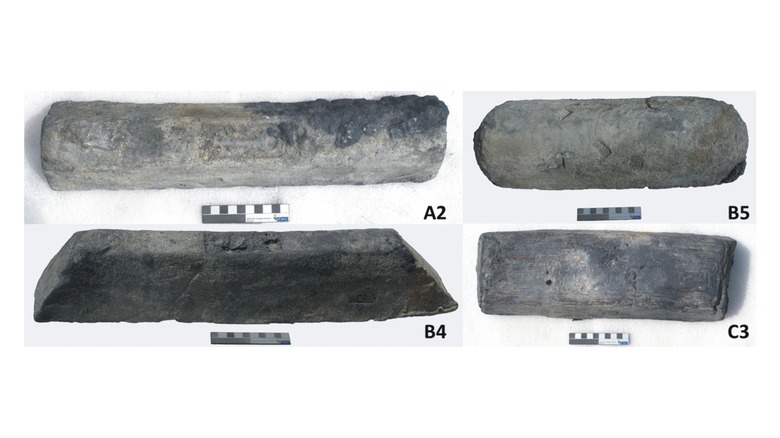 Roman lead ingots recovered from shipwreck