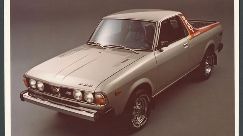 Brochure photo of a Subaru BRAT