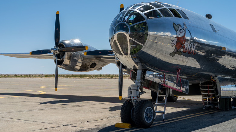 B-29 Superfortress "Doc" on runway