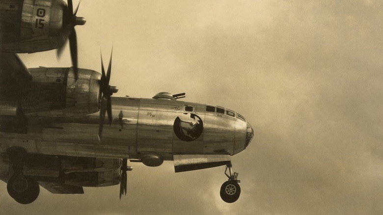 B-29 Superfortress landing