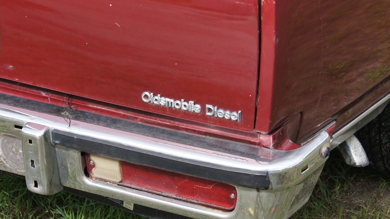 Oldsmobile diesel badge